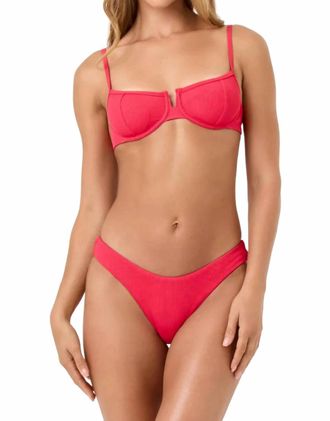 L*Space Rocky Classic Bikini Bottom In Pout