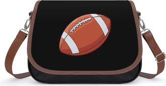 Generic U.S. Football Fashion Womens Crossbody Bags Novelty Handbag Shoulder Bag Purse