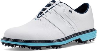 FootJoy Premiere Series - Packard Mens Shoes White/Pagaent Blue/Retro Blue : 11.5 D - Medium, Leather