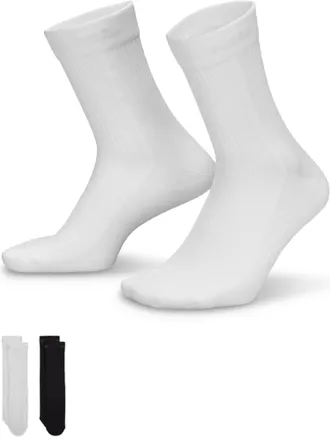 Nike Womens Everyday Plus Lightweight Crew Socks (2-Pair) in Multicolor | HQ7762-902