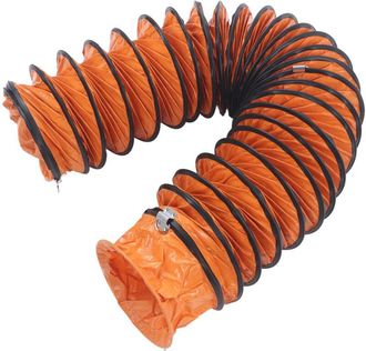 OEM Manguera Flexible De Pvc De Alta Resistencia Para Ventilador Extractor De Aire, De 8 Pulgadas, Con Gancho En Forma De S, Soporte De Acero, 5 Metros/16