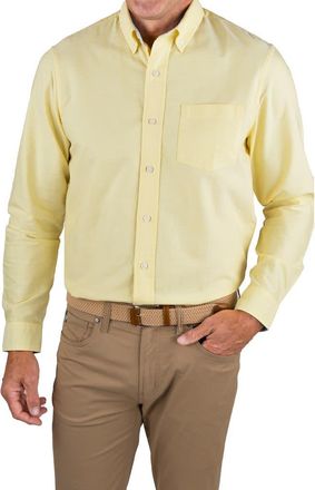Tailor Vintage Classic Fit Cotton Oxford Button-Down Shirt in Yellow at Nordstrom Rack, Size Xx-Large