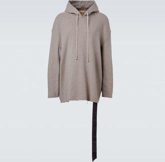 Rick Owens Felpa con cappuccio Peter in misto cotone