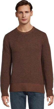 L.L.Bean Signature 1970 Matinicus Rock Crewneck Sweater Mens Clothing Currant Birdseye : 2XL, Wool