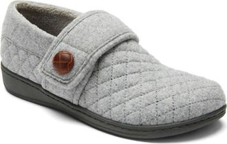 Vionic Womens Jackie Slipper In Light Grey