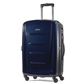 Samsonite Winfield 2 Checked-Large 28-Inch Hardside Expandable Luggage with Spinner Wheels in Navy at Nordstrom
