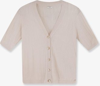 Joseph Cardigan in seta e cotone con effetto crinkled - JOSEPH - gender_Woman