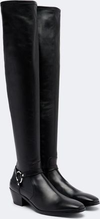 Tom Ford Leather over-the-knee boots