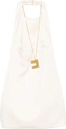 Elisabetta Franchi Halterneck Mini Dress