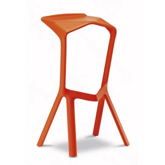 Plank Miura Stool, reinorange (RAL 2004)