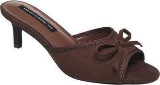 French Connection Dotty Faux Suede Heel in Brown at Nordstrom, Size 10
