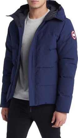Canada Goose Macmillan Water Repellent 625 Fill Power Down Parka in Atlantic Navy at Nordstrom, Size Xx-Large