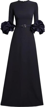 SAFiYAA Abito da sera con ruches - Blu