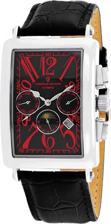 Christian Van Sant Mens Black dial Watch