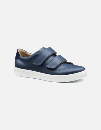 Hotter Womens Wave Womens Wide Trainers - Navy - Size: 7.5