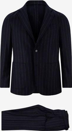 Caruso Gestreifter Flanell-Anzug