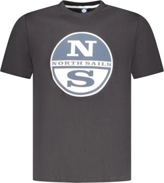 North Sails TShirt NS Crew Neck Tee - Heren - T-shirts - Zwart - M - Katoen - Tops