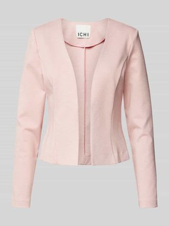 Ichi Regular Fit Blazer mit offener Vorderseite Modell KATE in Rose, Gr&ouml;&szlig;e XS