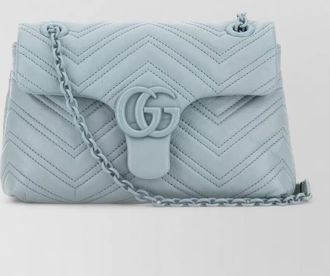 Gucci gg marmont small nappa leather shoulder bag