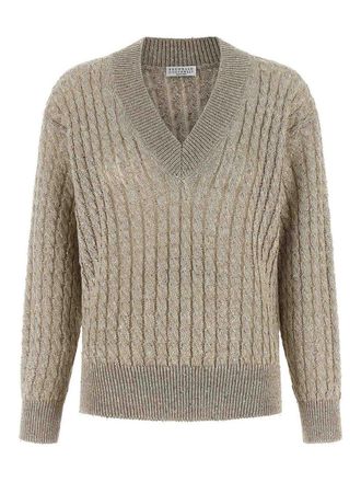 Brunello Cucinelli Micro Sequin Sweater