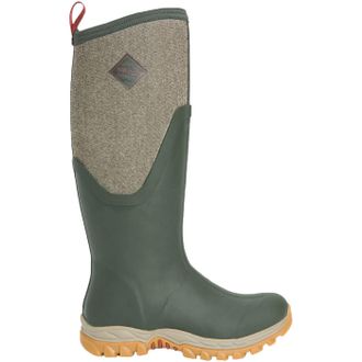 The Original Muck Boot Company Womens Arctic Sport II Tall Fleece Lined Waterproof Pull on Boot, Olive, 4