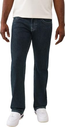 True Religion Billy Flap Relaxed Bootcut Jeans in Warm Hearth Rinse Wash at Nordstrom, Size 31
