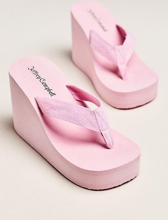 Jeffrey Campbell Astria Wedge Thong Sandals