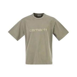 Carhartt Work in Progress Carhartt Wip, T-Shirts, male, Green, Size: XS Painter T-shirt