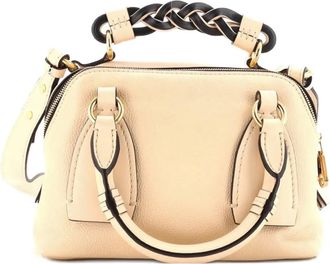 Chlo&eacute; Daria Bag Leather Small shoulder bag - Beige