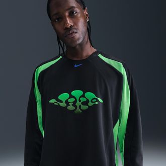 Nike Mens Project F.R.O.G. Long-Sleeve Jelly Jersey Top in Black | HV9564-010