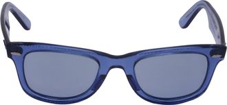 Ray-Ban RB2140 Wayfarer Square Sunglasses in Blue Acetate
