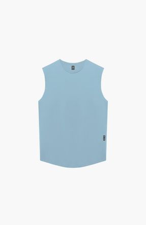 ASRV AeroSilver Cutoff Tank in Light Sky at Nordstrom, Size Xx-Large