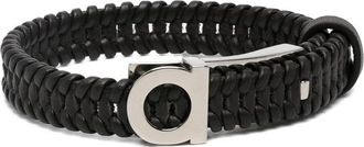 Ferragamo Gancini Armband - Heren - Armbanden - Zwart - ONE Size - Accessoires