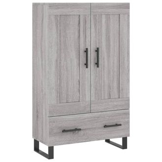 vidaXL Vidaxl - Aparador Alto Madera De Ingenier&iacute;a Gris Sonoma 69,5x31x115 Cm