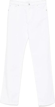 Fabiana Filippi Jeans, Dames, Wit, XS, Denim, Denim met Monille Details