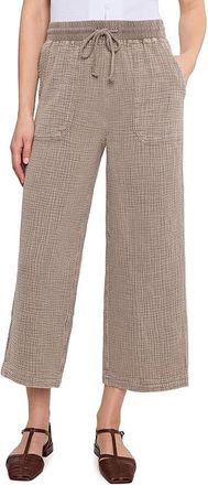 Splendid Ava Gauze Pants Womens Clothing Light Wicker : LG (Womens 10-12) 25.5, Cotton