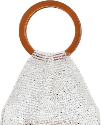 Generic Handmade Bag - Crystal Sparkling Purse with Handle | Woven Tote Bag,for Family Women Girlfriend Home Travel Indoor Outdoor Commute Daily