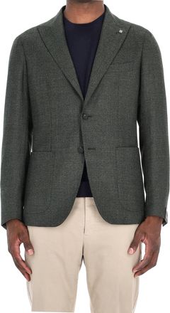 Tagliatore Montecarlo Line 110s Wool Textured Jacket