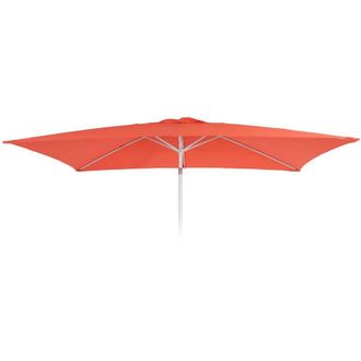 Hhg Telo copertura ricambio per ombrelloni rettangolari N23 200x300cm arancione