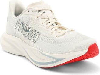 Hoka One One Mach 7 Running Shoe in Alabaster /Soaring Blue at Nordstrom, Size 10.5