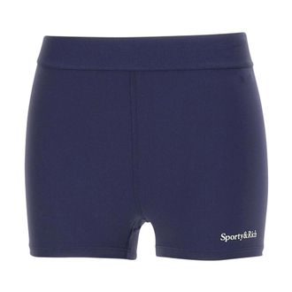 Sporty & Rich Short Shorts, female, Blue, Size: S Athletic Shorts