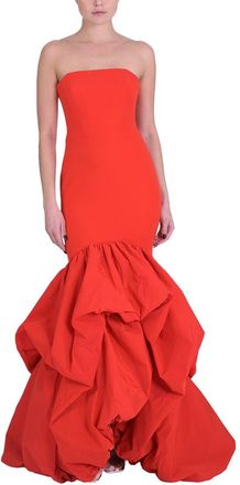 Marchesa Drop Waist Mermaid Gown