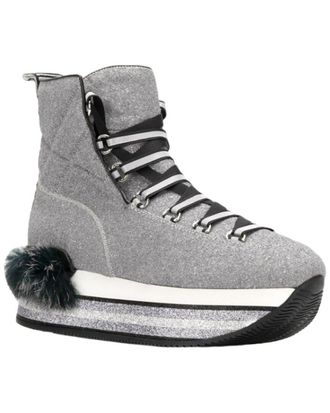 Hogan Maxi Leather Snow Boot