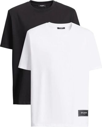 Balmain Hombre, Camisetas, Negro, Talla: 2XL