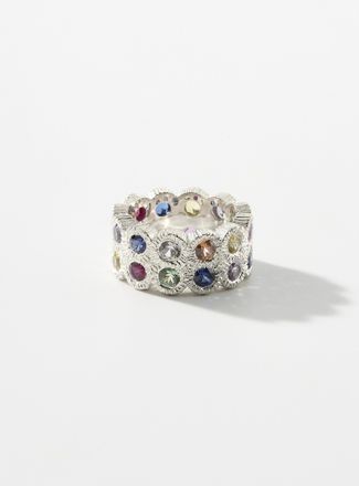 Bleue Burnham Mens Flowers Grow Together Eternity ring