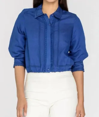 Elizabeth & James Carter Top In Blue