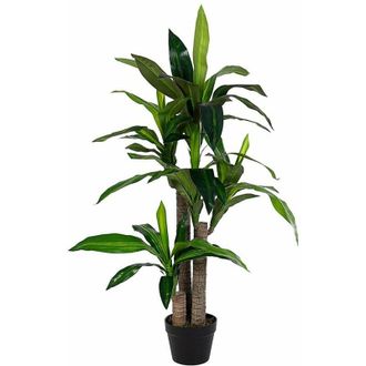 BIZZOTTO Pianta Artificiale decorativa da interno ed esterno Dracanea con vaso h 110