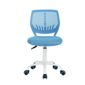 Urban Meuble Silla escritorio infantil azul con ruedas