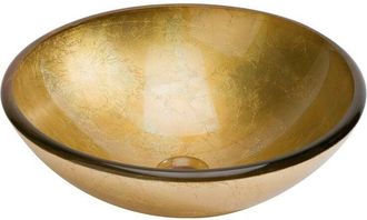 Dune London 186489 Pan De Oro Lavabo Cristal Color Oro - Ref: 186489