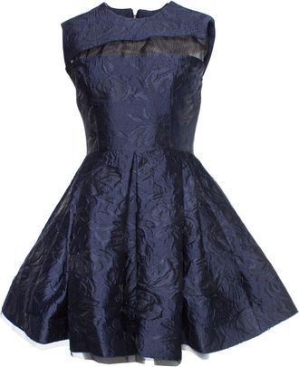 Alex Perry Dexter floral brocade mini dress